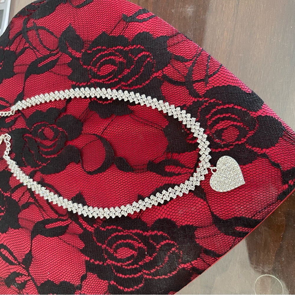Silver Heart Pendant Necklace